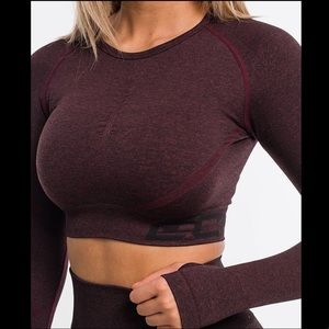 ECHT Arise Scrunch Crop Top